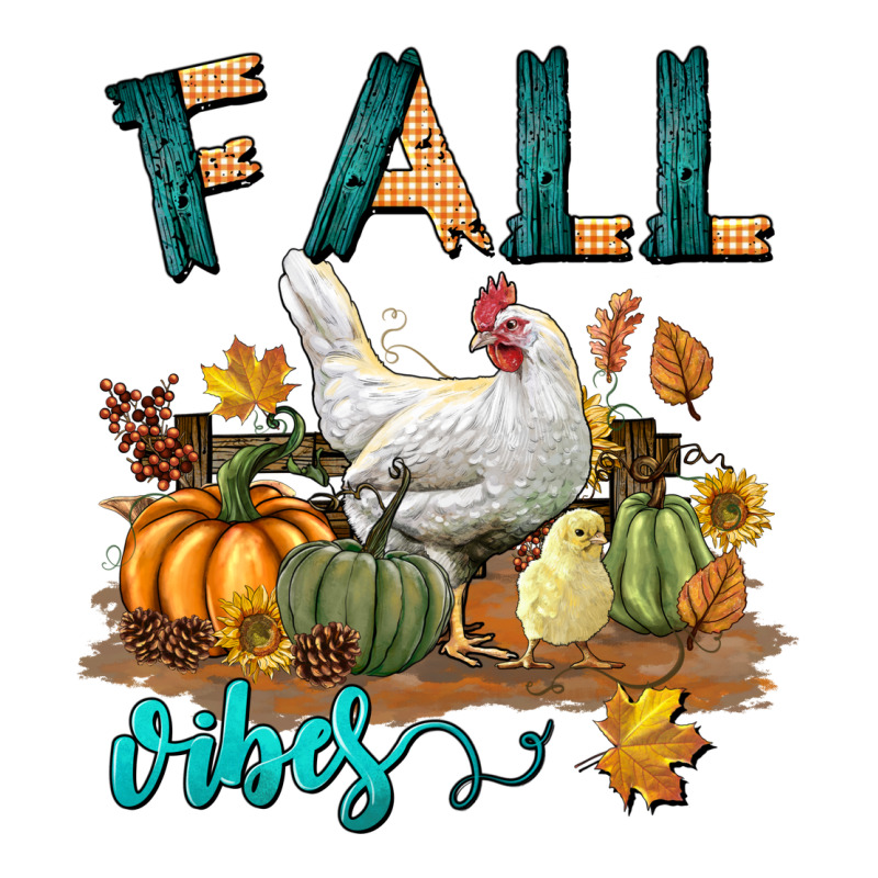 Fall Vibes Chicken Ladies Tee by LillyAllenDesigns | Teevron