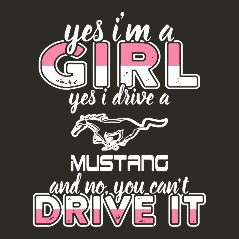 Mustang I M A Girl Who Drives A Mustang Heavy Core Tee by artisFamous | Teevron