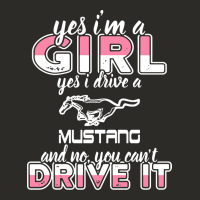Mustang I M A Girl Who Drives A Mustang Heavy Core Tee | Teevron