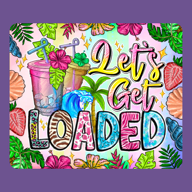 Lets Get Loaded Mouse Pad Vintage Tee by CowhideDigitalArt | Teevron