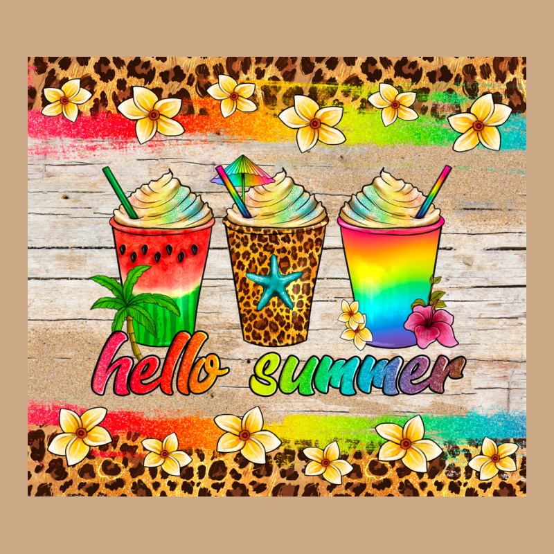 Hello Summer Ice Coffee Vintage Hoodie by Artiststas | Teevron