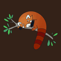 Red Panda Sleeping Heavy Core Tee | Teevron