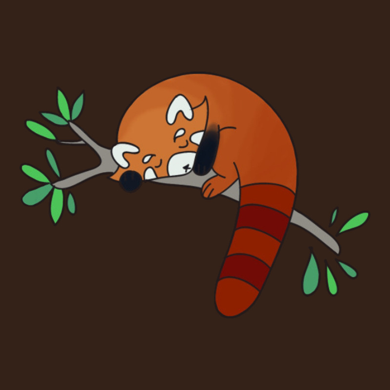 Red Panda Sleeping Heavy Core Tee by artisFamous | Teevron
