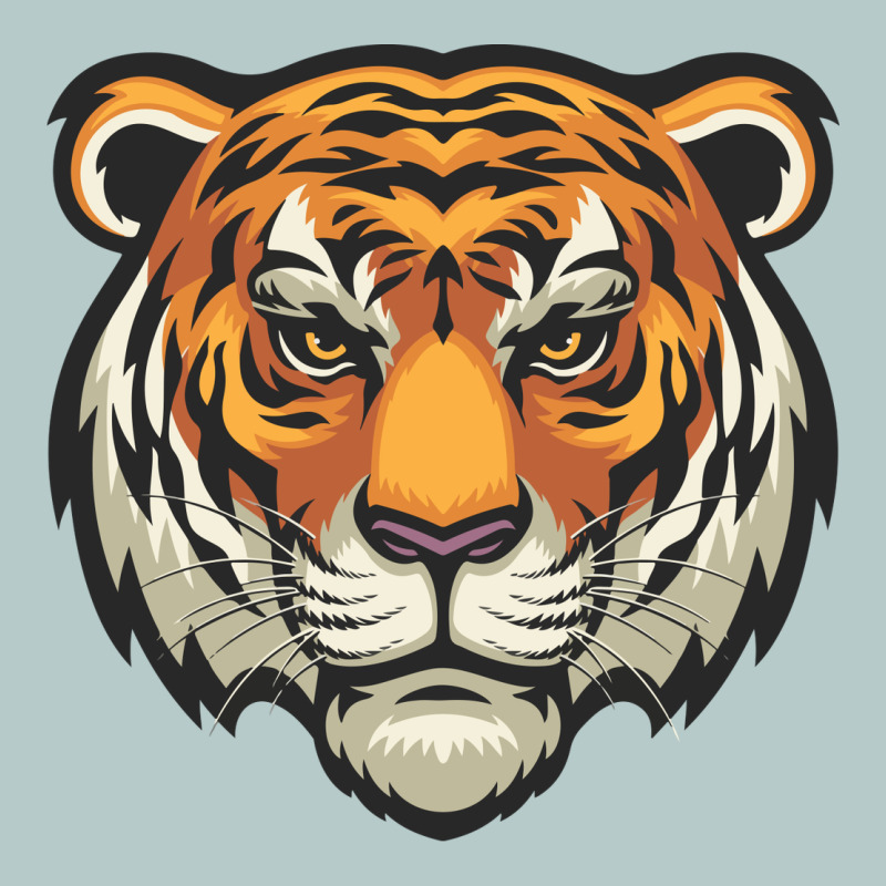 Tiger Vector Face Heavy Core Tee by artisFamous | Teevron