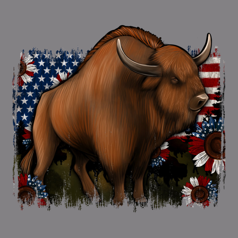 American Bison Heavyweight Hoodie by Jasminsmagicworld | Teevron