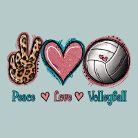Peace Love Volleyball Heavy Core Tee | Teevron