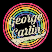 George Carlin   Retro Rainbow Faded Style Heavy Core Tee | Teevron