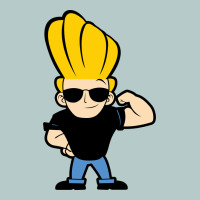 Johnny Bravo Chibi Heavy Core Tee | Teevron