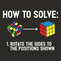Youth Rubiks Cube Rotate The Sides To The Position Shown Cube Heavy Core Tee | Teevron