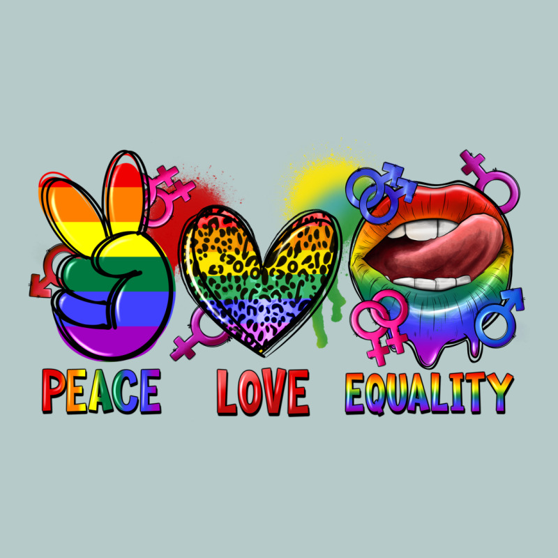 Peace Love Equality Heavy Core Tee by FaDigitalArtStudio | Teevron