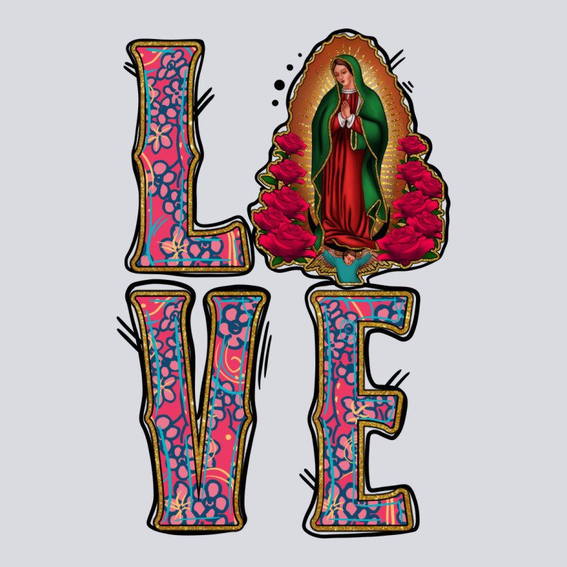 Love Lady Of Guadalupe Zipper Hoodie by Jasminsmagicworld | Teevron