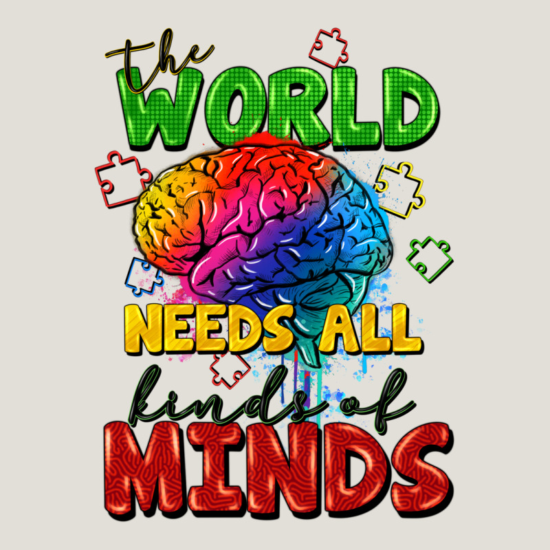 The World Needs All Kinds Of Minds Heavy Core Tee by FaDigitalArtStudio | Teevron