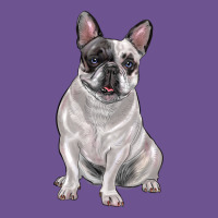 White Black French Bulldog Vintage Tee | Teevron