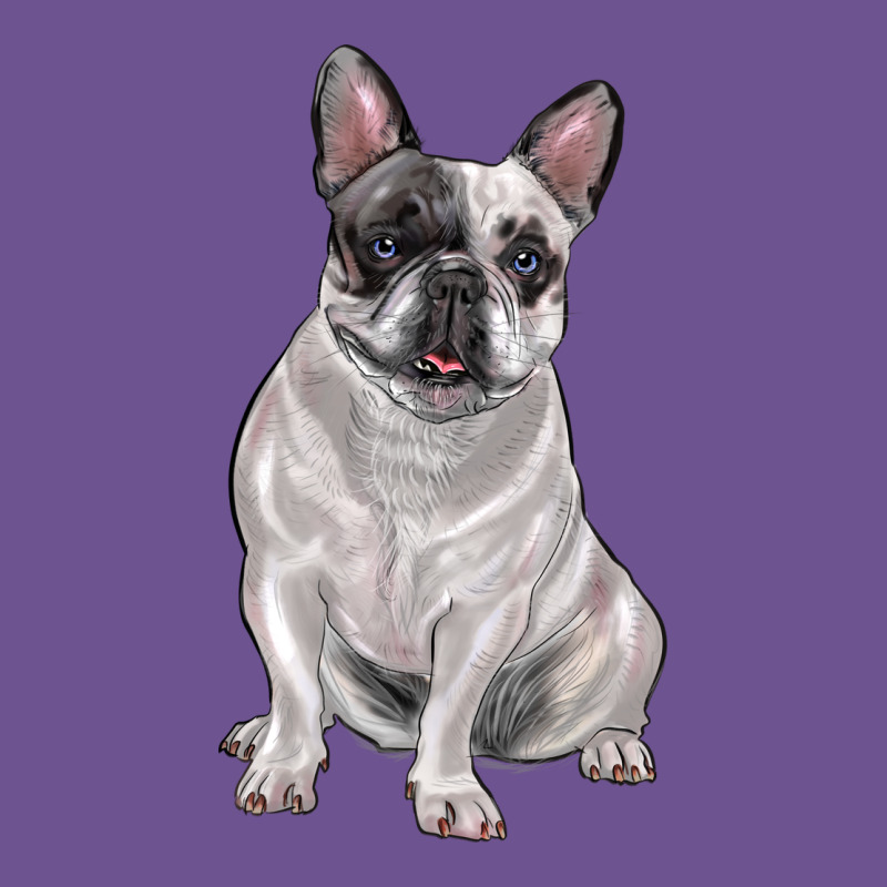 White Black French Bulldog Vintage Tee by LillyAllenDesigns | Teevron