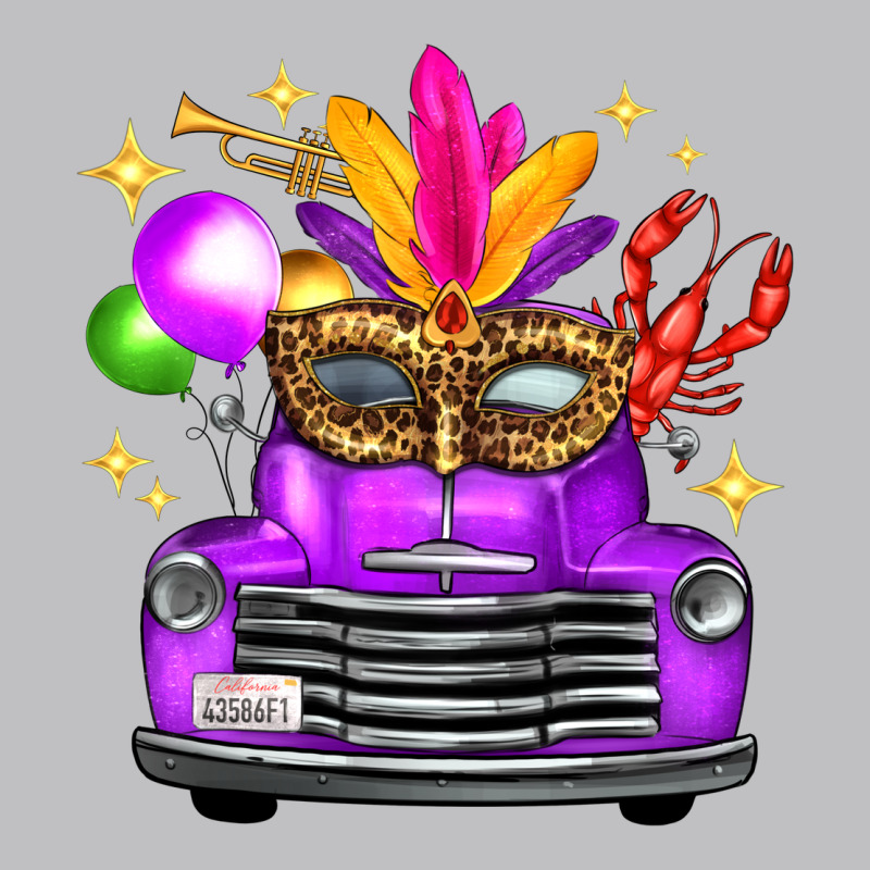 Mardi Gras Truck Leopard Mask Classic Tee by FaDigitalArtStudio | Teevron