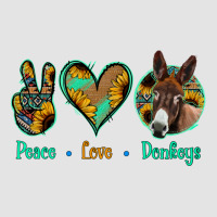Peace Love Donkeys Premium Sweatshirt | Teevron