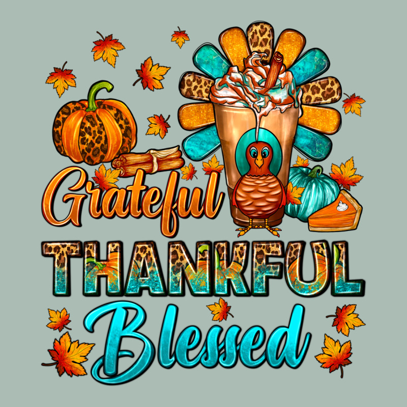 Grateful Thankful Blessed Thanksgiving Cold Drink Classic Tee by FaDigitalArtStudio | Teevron