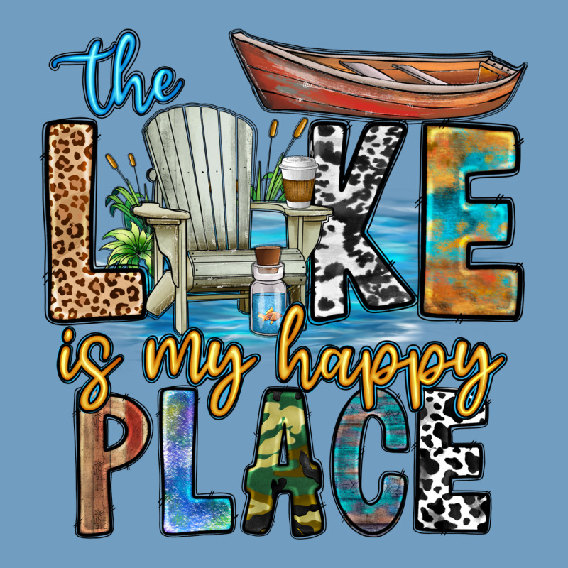 The Lakes My Happy Place Urban Heavy Tee by CowhideDigitalArt | Teevron