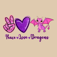 Peace Love Dragons Heavyweight Sweatshirt | Teevron
