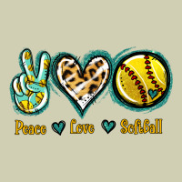 Peace Love Softball Heavy Core Tee | Teevron