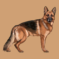 German Shepherd Dog Illustrations Vintage Tee | Teevron