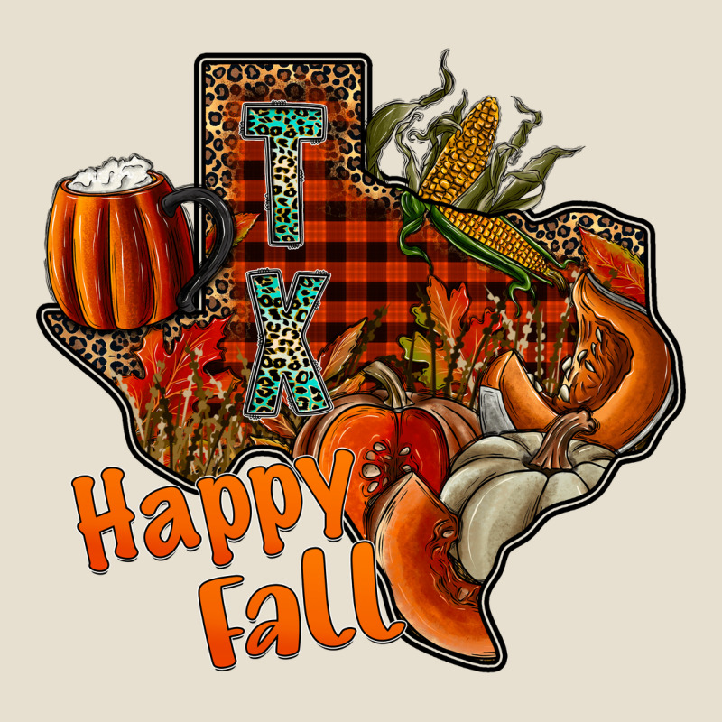 Happy Fall Texas Urban Heavy Tee by CowhideDigitalArt | Teevron