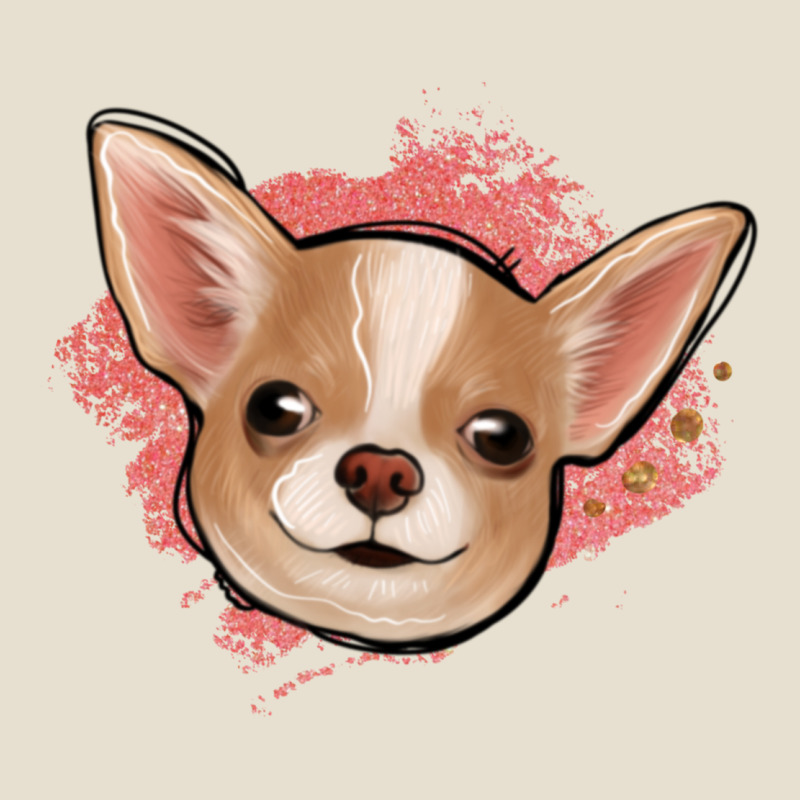 Chihuahua Pink Glitter Urban Heavy Tee by Jasminsmagicworld | Teevron