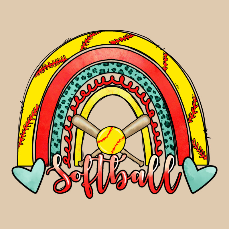 Softball Rainbow Heavyweight Sweatshirt by RanaPortraitStore | Teevron