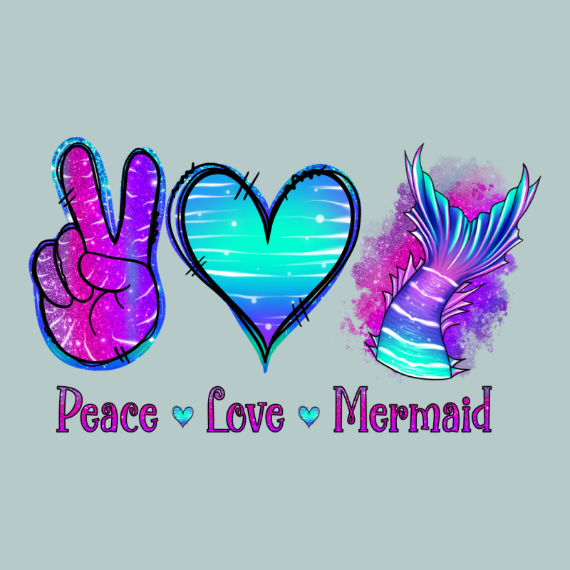 Peace Love Mermaid Heavy Core Tee by Jasminsmagicworld | Teevron