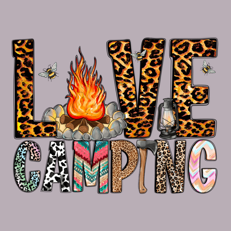 Love Camping Vintage Tee by CowhideDigitalArt | Teevron