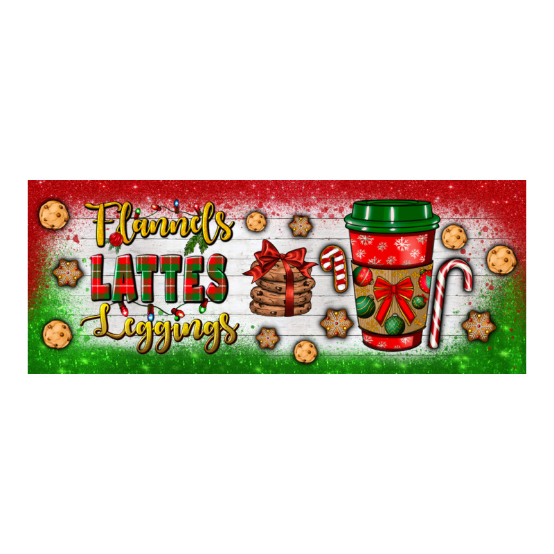Flannels Lattes Leggings Premium Tee by BundleAndBundleShop | Teevron
