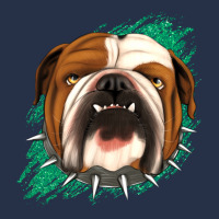 Bulldog Green Glitter Premium Hoodie | Teevron