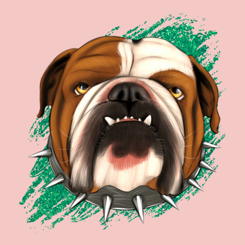 Bulldog Green Glitter Urban Heavy Tee by Jasminsmagicworld | Teevron