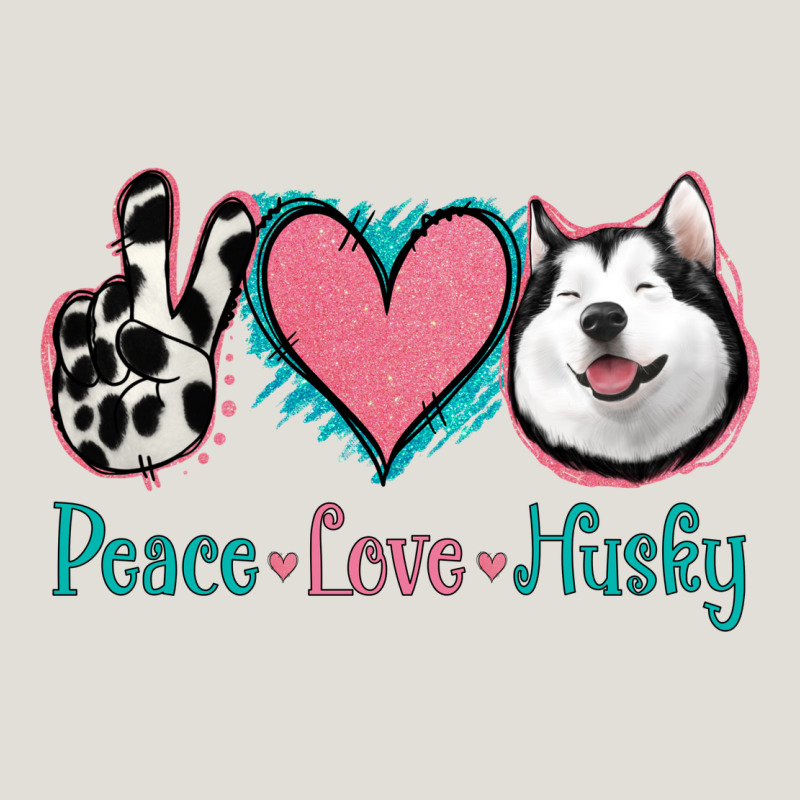 Peace Love Husky Heavy Core Tee by Jasminsmagicworld | Teevron