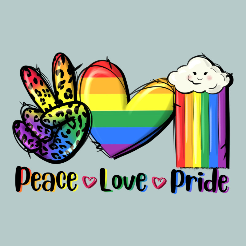Peace Love Pride Heavy Core Tee by FaDigitalArtStudio | Teevron