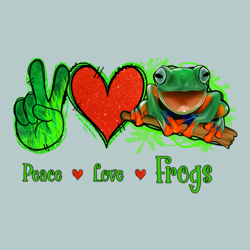 Peace Love Frogs Heavy Core Tee by Jasminsmagicworld | Teevron