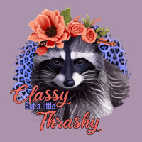 Classy But A Little Thrashy Racoon With Flowers Heavyweight Hoodie | Teevron