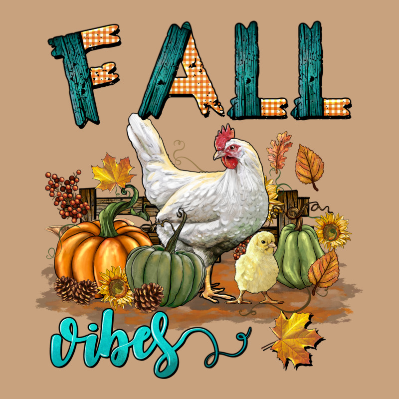 Fall Vibes Chicken Vintage Tee by LillyAllenDesigns | Teevron