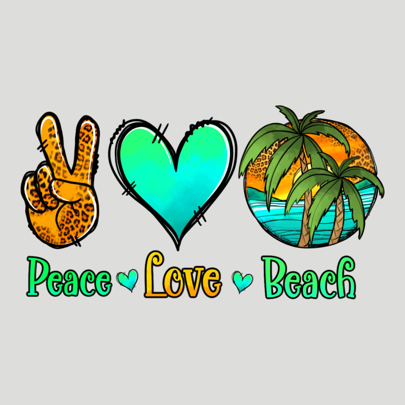 Peace Love Beach Zipper Hoodie by Jasminsmagicworld | Teevron