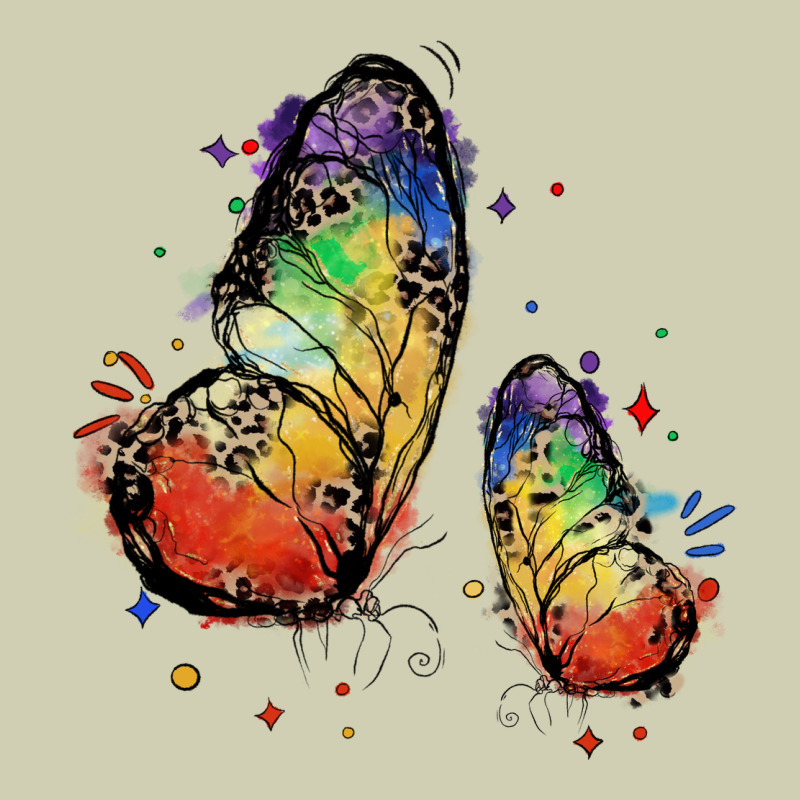 Rainbow Butterfly Pride Heavy Core Tee by FaDigitalArtStudio | Teevron
