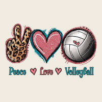 Peace Love Volleyball Premium Sweatshirt | Teevron