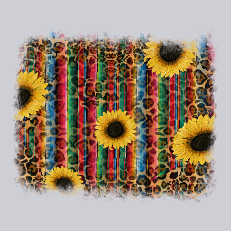 Sunflowers Serape Leopard Heavyweight Sweatshirt by RanaPortraitStore | Teevron