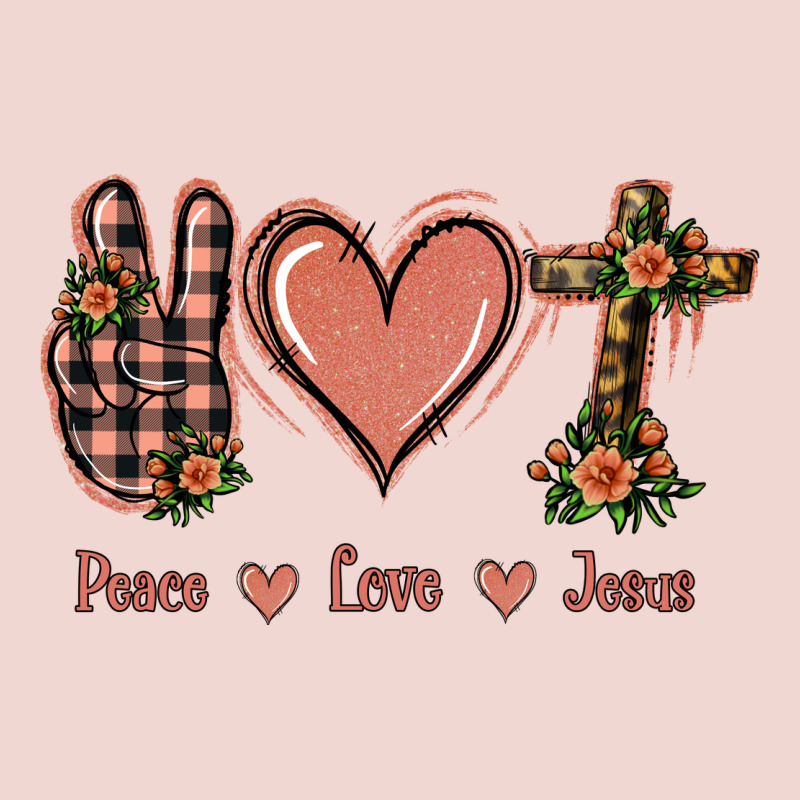 Peace Love Jesus Premium Sweatshirt by Jasminsmagicworld | Teevron