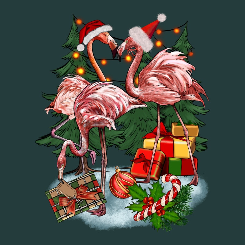Christmas Flamingo Classic Tee by BarkalooDesign | Teevron