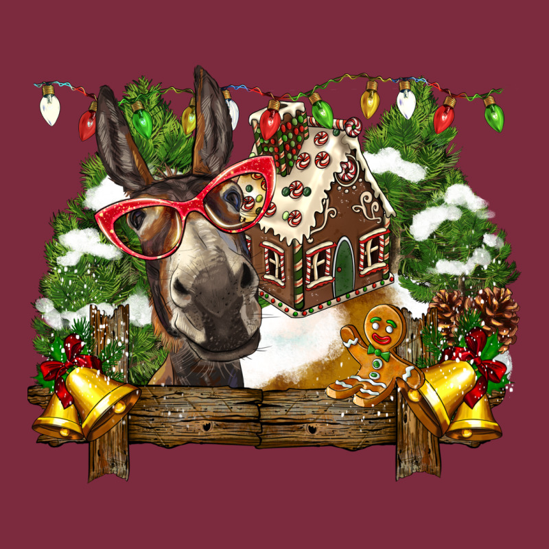 Christmas Donkey Candy House Premium Hoodie by BarkalooDesign | Teevron
