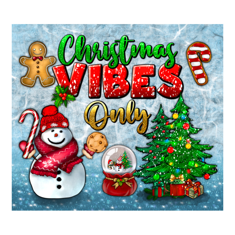 Christmas Vibes Only Tumbler Premium Tee by BundleAndBundleShop | Teevron