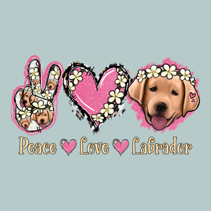 Peace Love Labrador Heavy Core Tee by Jasminsmagicworld | Teevron
