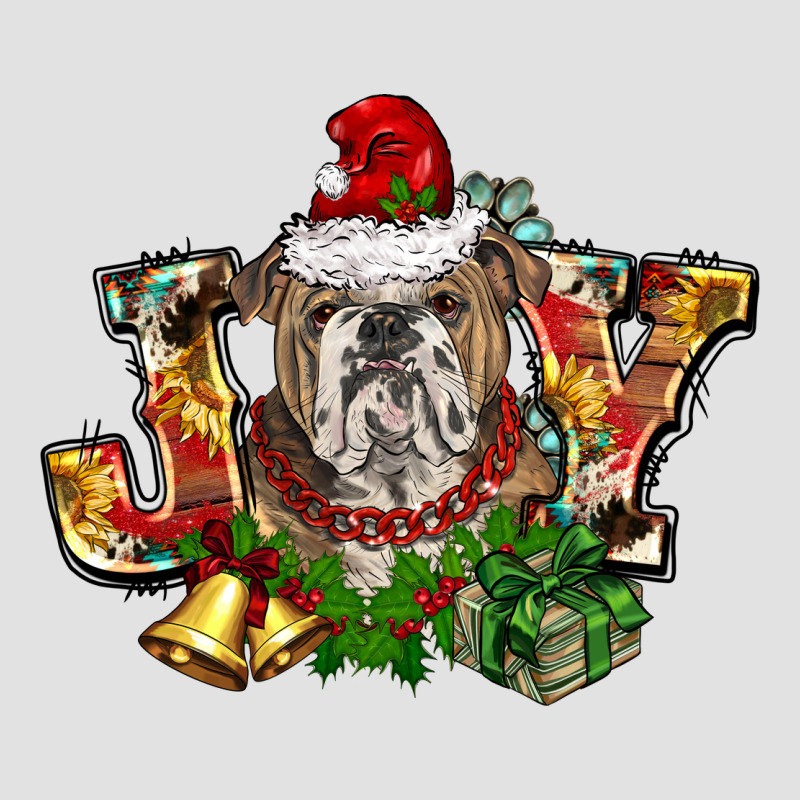 Christmas Joy English Bulldog Premium Hoodie by BarkalooDesign | Teevron