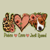 Peace Love Jack Russel Heavy Core Tee | Teevron