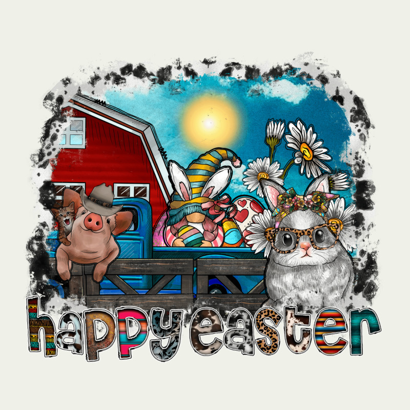 Happy Easter Urban Heavy Tee by CowhideDigitalArt | Teevron